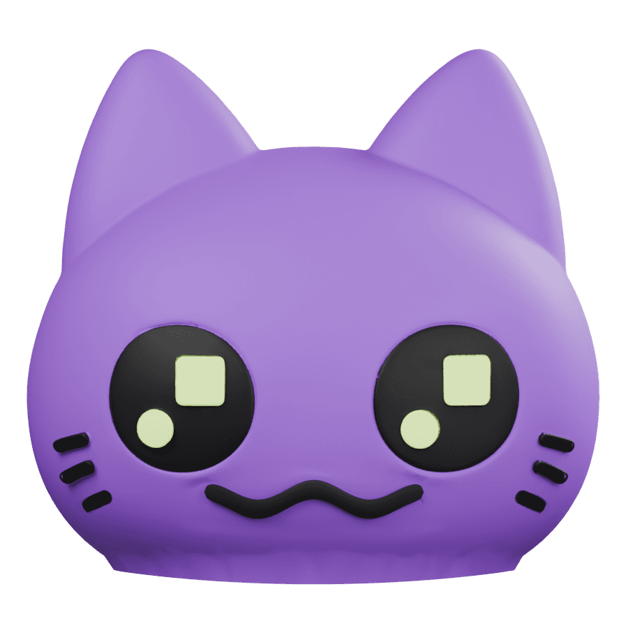 Taro, our violet cat with luminous green eyes