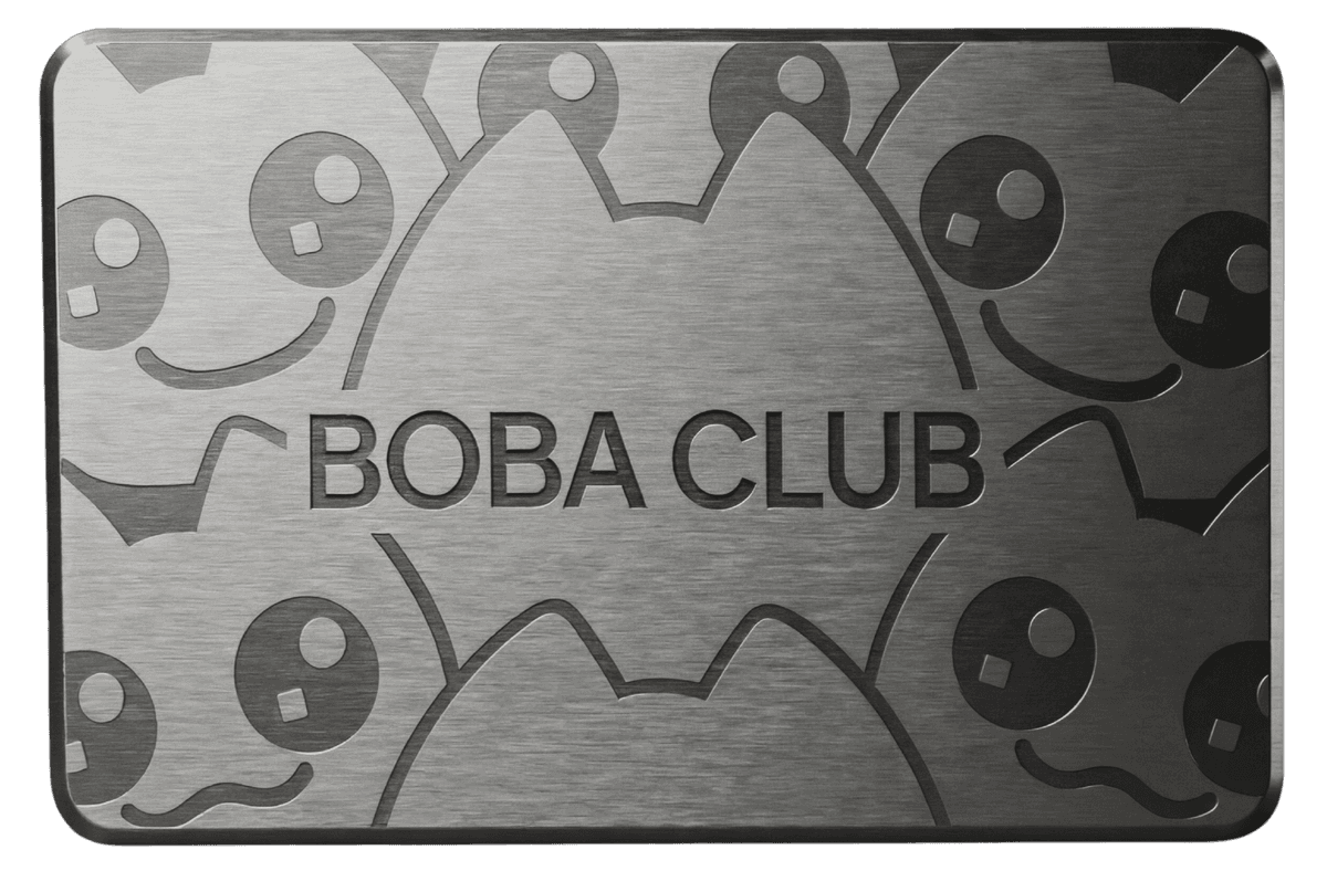 Boba Club Membership Card