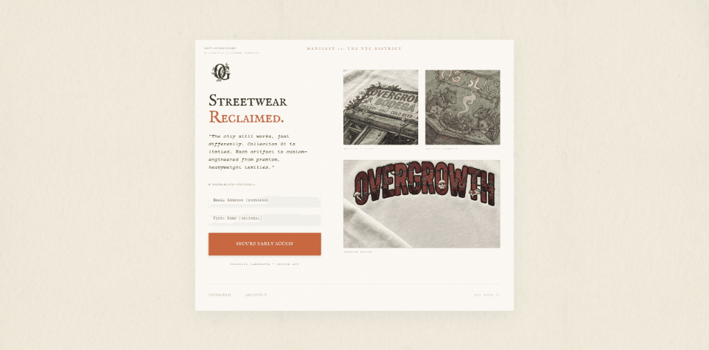 Signup Page Scrn